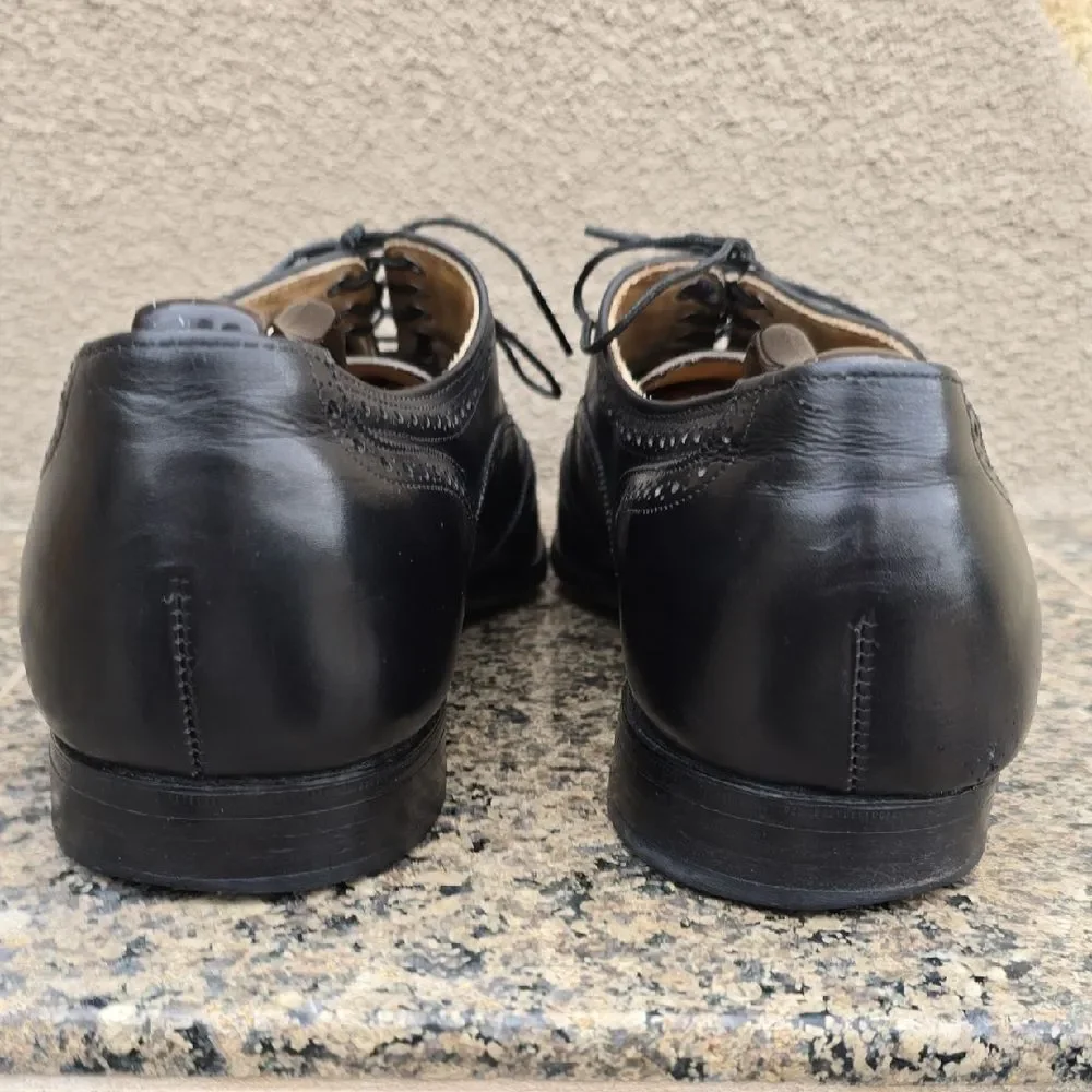 Cole Haan Classic Black Brogue Derbys